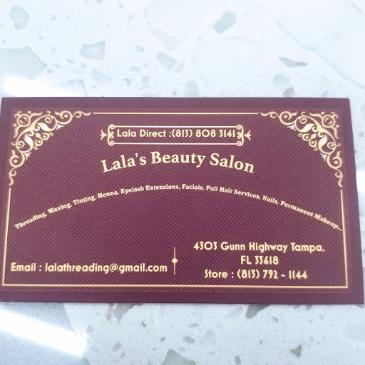 Lala's Threading & Beauty Salon logo