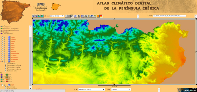 Atlas climático de la Península Ibérica