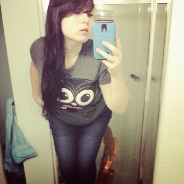 emo girl, cute creepy tshirt, emo style, owl tshirt, akumu ink,