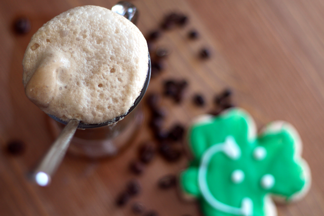 Guinness Float with Dairy-Free Coffee Ice Cream from dontmissdairy.com