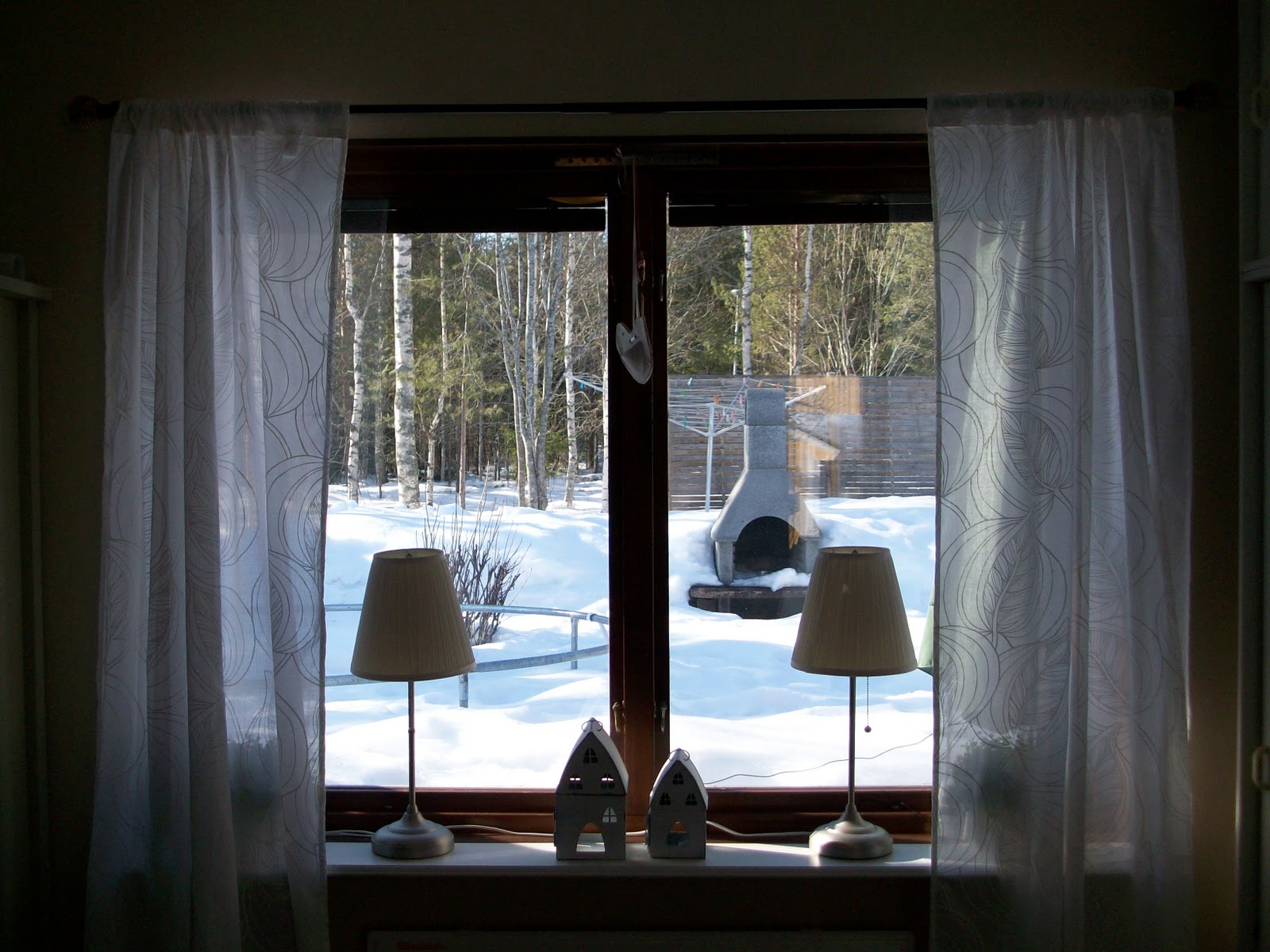 Annica: härligt att solen skiner