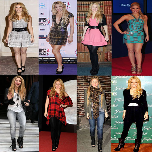 Estilo dos Famosos - Shakira Leitora Fashion