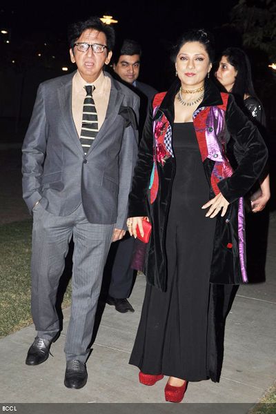 Kailash and Aarti Surendranath arrive at 'Namaste America' event, held in Mumbai on January 21, 2013. (Pic: Viral Bhayani)