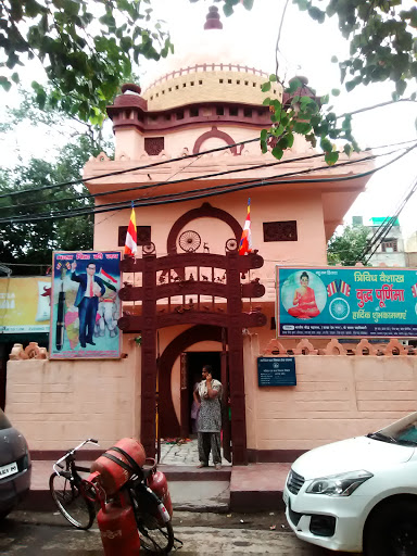 Buddha Temple, 3, Hardhyan Singh Marg, Block 9, Bapa Nagar, Karol Bagh, New Delhi, Delhi 110005, India, Buddhist_Temple, state DL