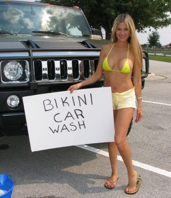 Bikini Car Wash Wallpaper 4 Us