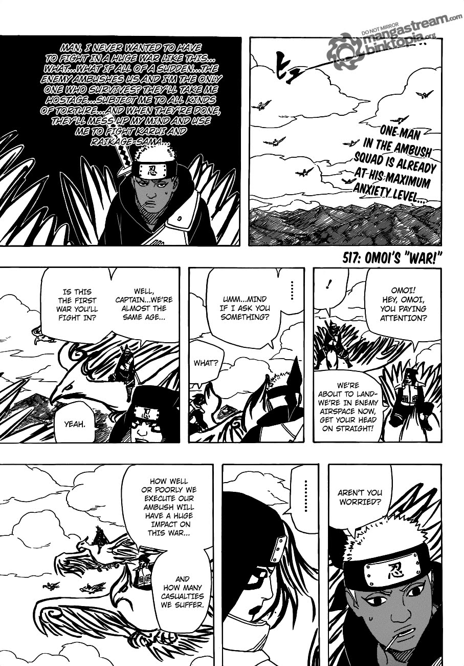 Naruto Shippuden Manga Chapter 517 - Image 01