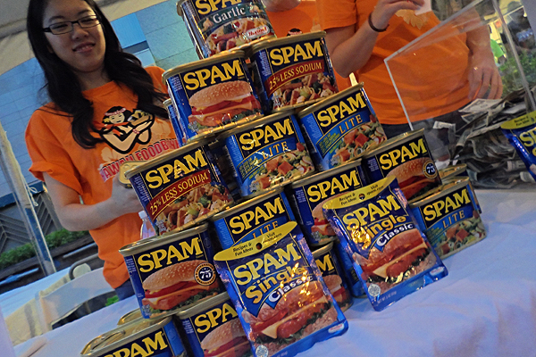 spam jam waikiki, SPAM events, cans of spam