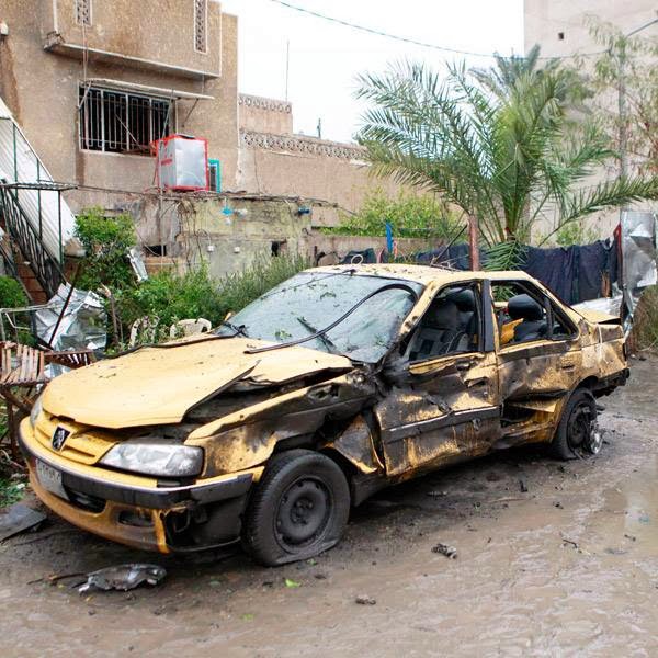 A series of attacks in and around Baghdad, including a spate of car bombings, killed 24 people Monday as Iraqi forces pressed an assault against militant-held areas of Anbar province. 