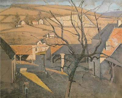Balthus - Large Landscape with a Tree