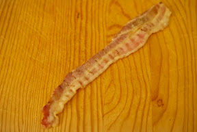 photo of a slice of bacon