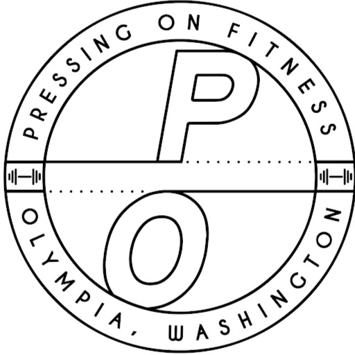 Pressing On Fitness logo