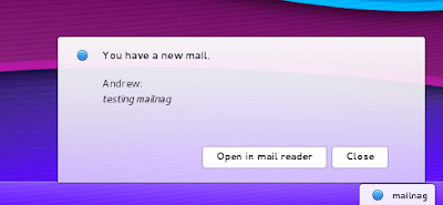 Mailnag Gnome3 email notifier