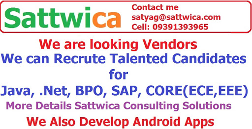 Sattwica Technologies Pvt. ltd., 11-588, 5th Line, Annapurna Nagar, Amaravathi Road, Guntur, Andhra Pradesh 522002, India, Manpower_Consulting_Agency, state AP