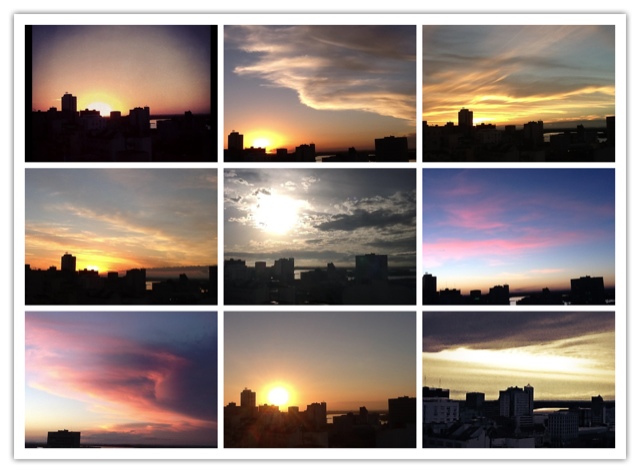 Por do sol em Porto Alegre