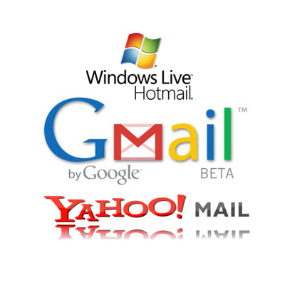 [ابداع]طريقة الحصول على أميلات فعاله ومتجدده ومن أى موقع تريده شرح حصرى على منتديات احدث البرامج Yahoo-Hotmail-and-GMail-logos