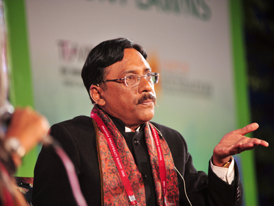 Pavan Varma during the Jaipur Literature Festival, held at Diggi Palace, Jaipur.