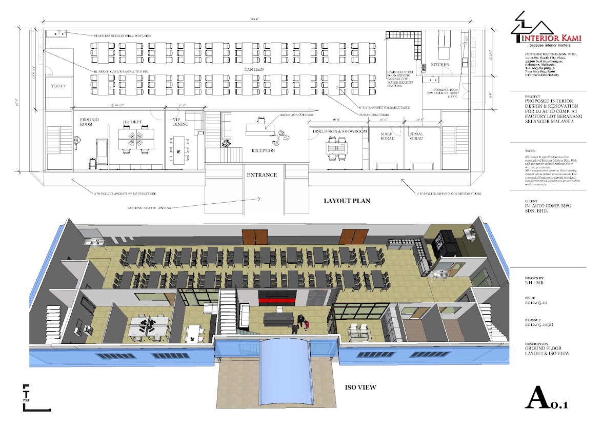 Beranang, Semenyih Factory office and canteen design and build