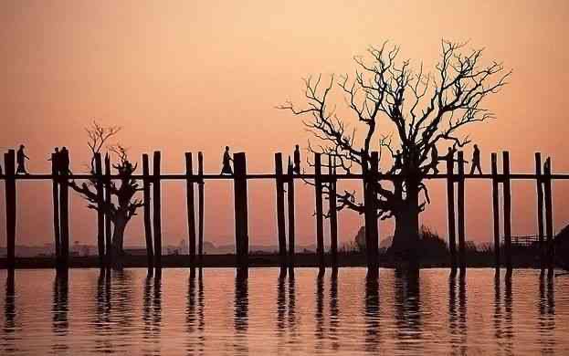 U Bein Bridge, Myanmar