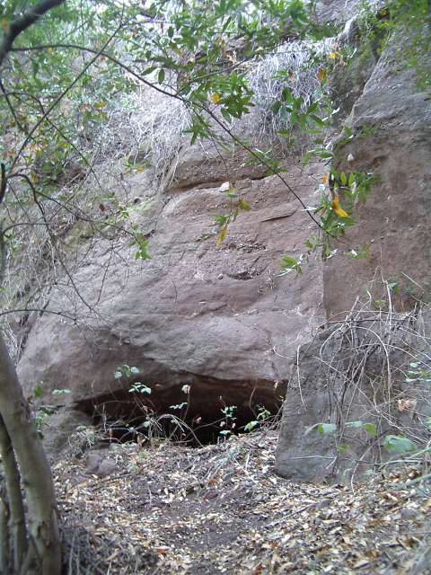 a small cave