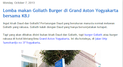 Resep Goliath Burger