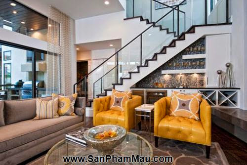 Mẹo thiết kế tủ cầu thang hữu ích - Tủ âm tường gỗ-10