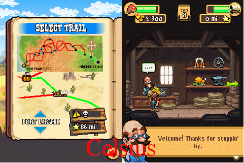 Game The Oregon Trail by Gameloft
