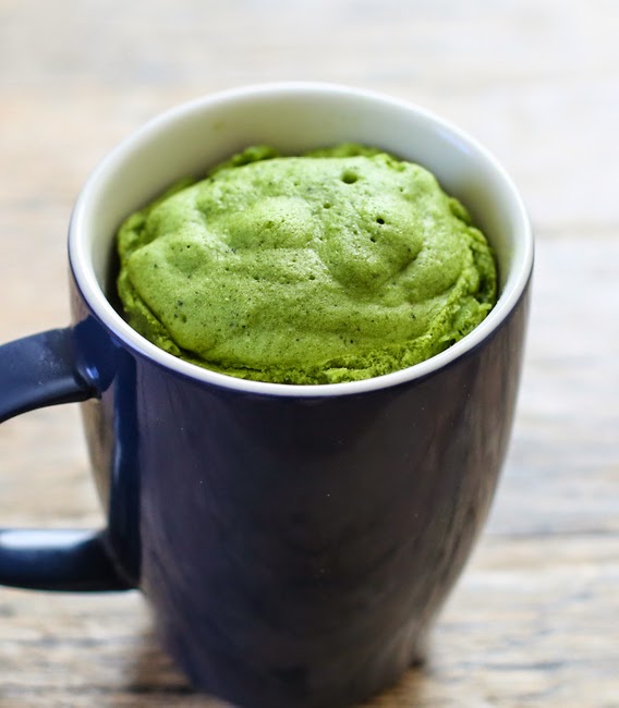 matcha green tea mug cake