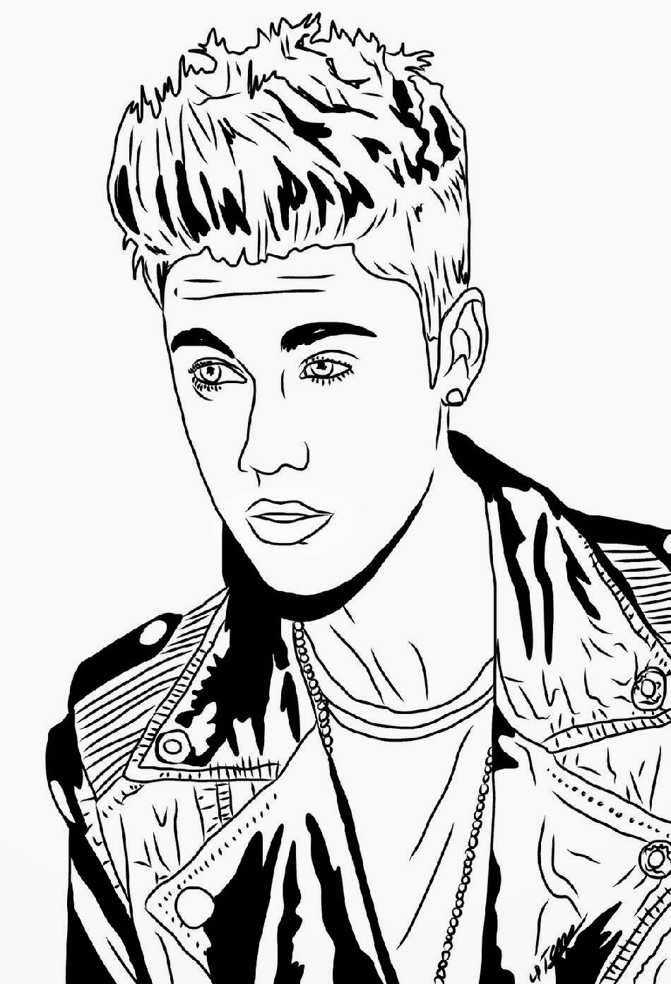 coloring pages of justin bieber - Justin Bieber Coloring Pages Coloring Pages Printables