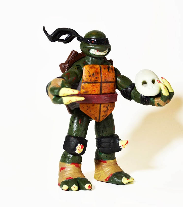 Teenage Mutant Ninja Turtles TMNT Slash Inspired Custom Skull Prop Nickelodeon