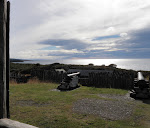 looking east along the Magellan Strait from Fuerte Bulnes