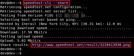 Verificando la velocidad de internet con Speedtest mediante la terminal en Linux