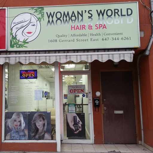 Woman's World Hair & Spa logo