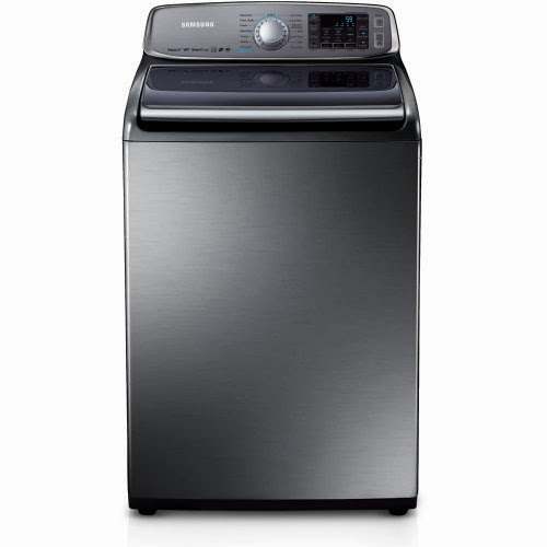  Samsung WA50F9A8DSP 5.0 Cu. Ft. Platinum Top Load Washer - Energy Star