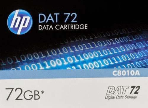  HP C8010A DAT-72 72GB 162 KB/inch Recording Density Data Cartridge