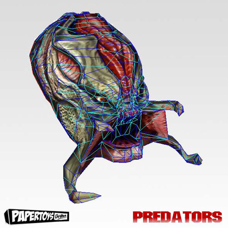 Predators Berserker Head Papercraft