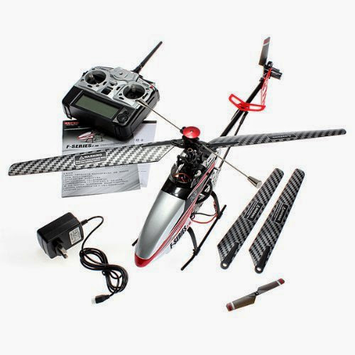 27 inch MJX F45 F645 2.4 Ghz 4 Channel Single Blade RC Helicopter RTF RED 70cm