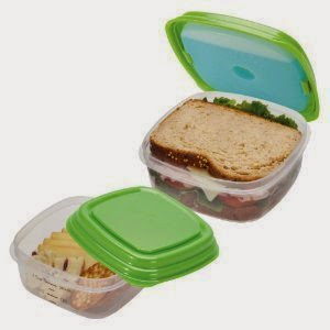 Fit & Fresh Fresh Selects Sandwich and Side Reusable Containers, Set of 2