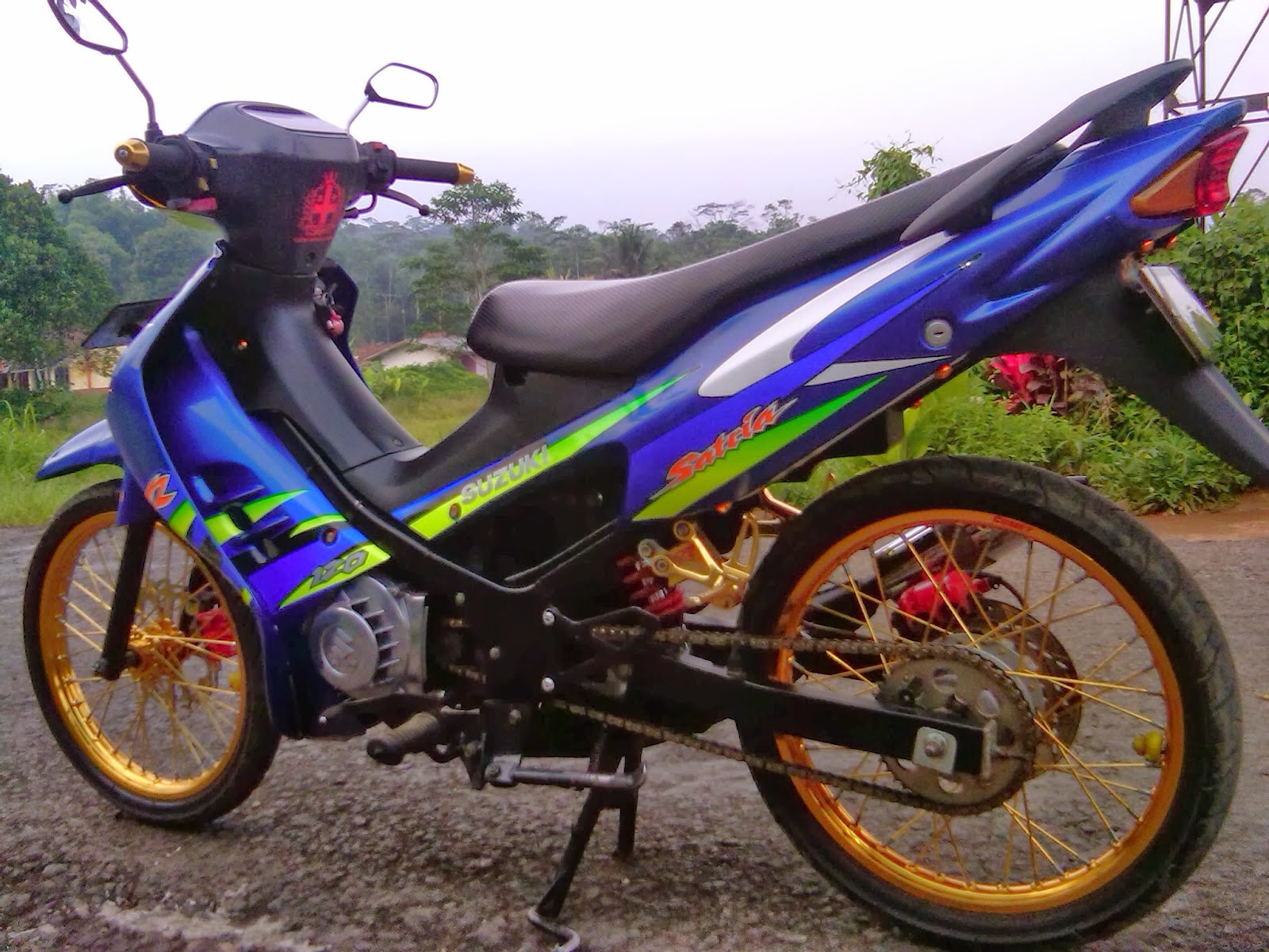 modifikasi motor suzuki satria fu