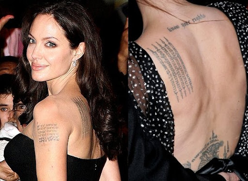 Latest Celebrity Tattoos