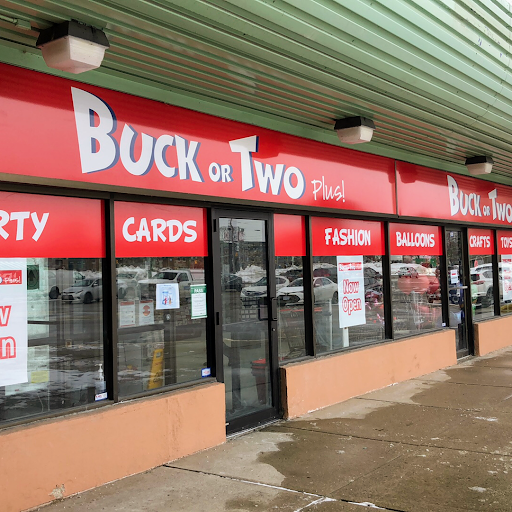 Buck or Two Plus, Bradley Shopping Center logo