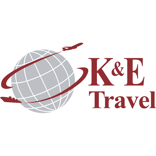 K & E Travel logo