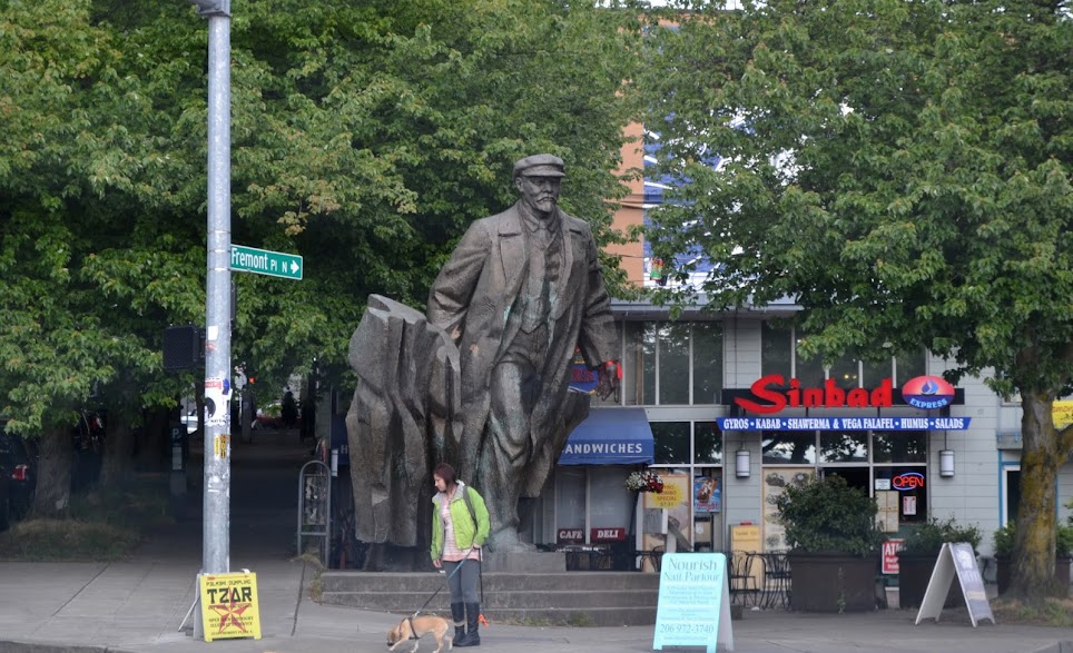 Ленин, Фремонт, Сиэтл (Lenin Statue, Seattle, Washington)