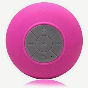  MOACC Waterproof Wireless Bluetooth Shower Speaker  &  Water Resistant Portable Handsfree speakerphone Compatible with all Bluetooth Devices, iPod, iPad, iPhone 5 Siri, Android Devices, Samsung S-Voice, Google Music, Pandora and all other media APPS (Pink)