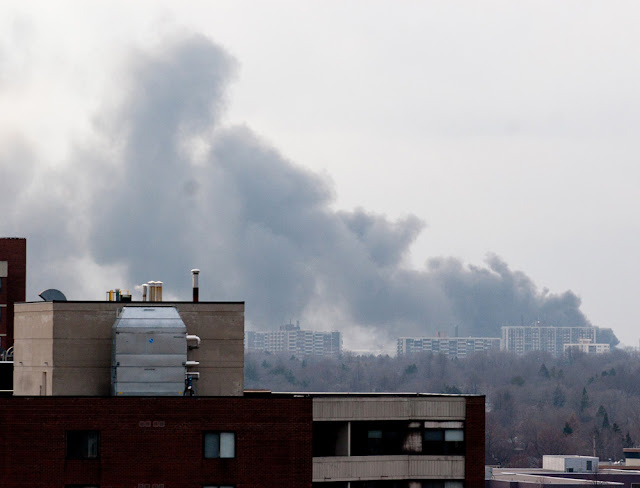 Richview Transformer on Fire