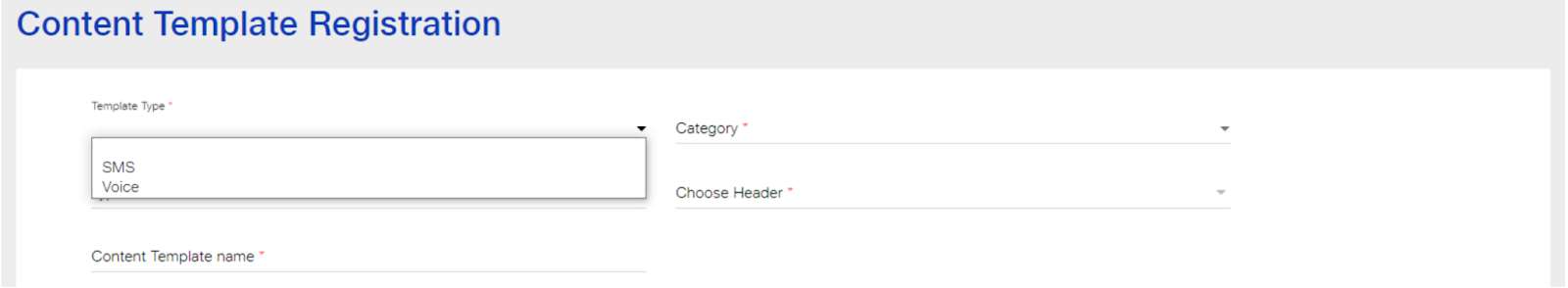 principal entity registering template type on Jio DLT portal | SMSCountry