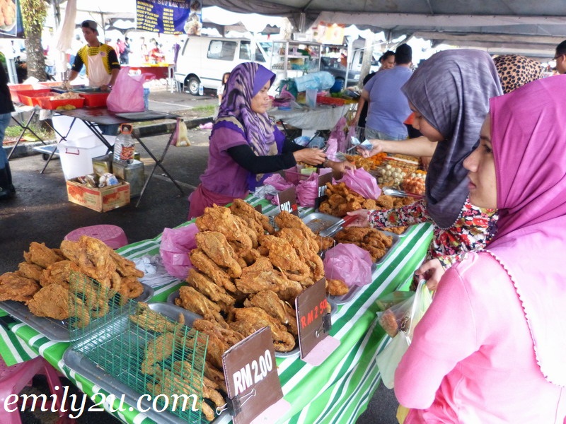 fried chicken Ramadan bazaar Ipoh