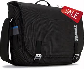 Thule Crossover TCMB-115 15.4-Inch Macbook/Pro/Air or PC Messenger Bag (Black)