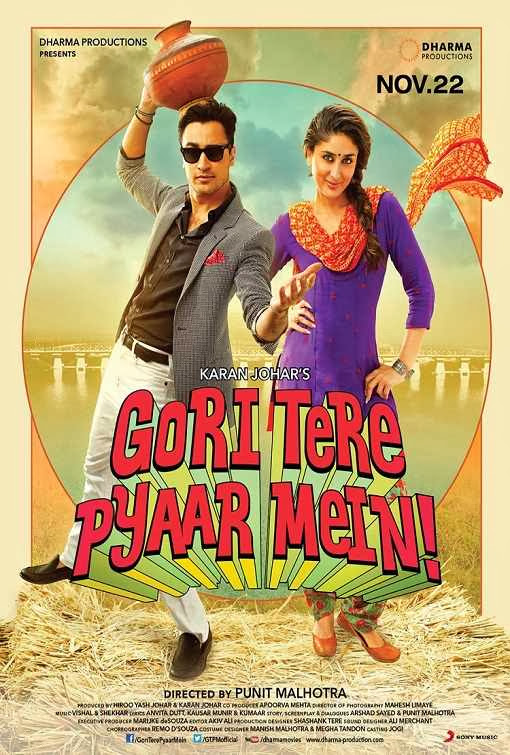 Poster Of Hindi Movie Gori Tere Pyaar Mein (2013) Free Download Full New Hindi Movie Watch Online At Alldownloads4u.Com