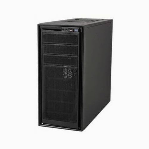  NZXT CA-SO220-01 Aluminum Black Source 220 ATX Mid Tower / Computer Case with 3/0/(8) Bay USB