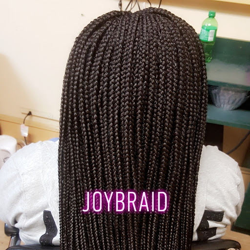 Joy hair braiding logo